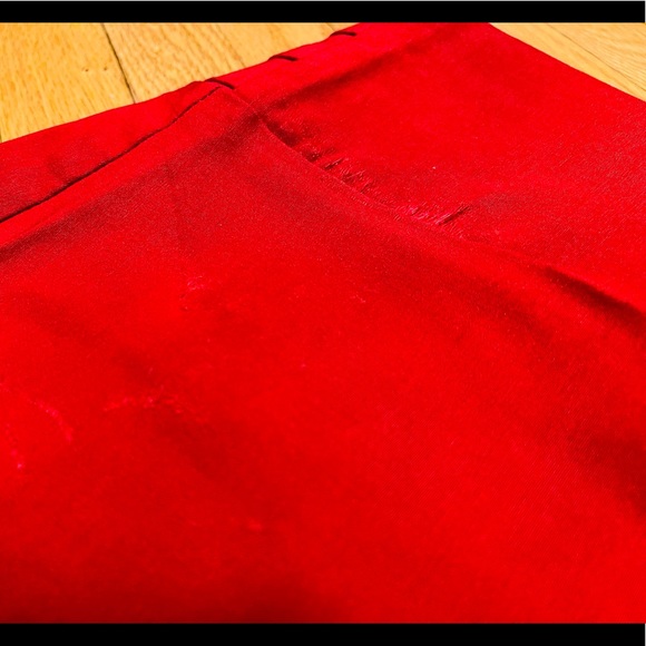 Red Mini Pencil Skirt - Picture 3 of 4